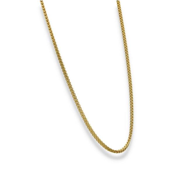 9ct Yellow Gold Foxtail Chain - 18" - 3.7g