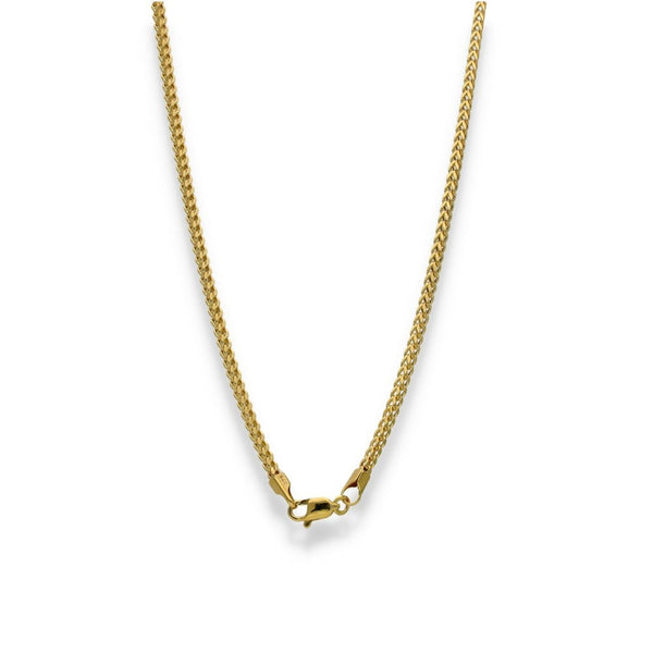 9ct Yellow Gold Foxtail Chain - 18" - 3.7g