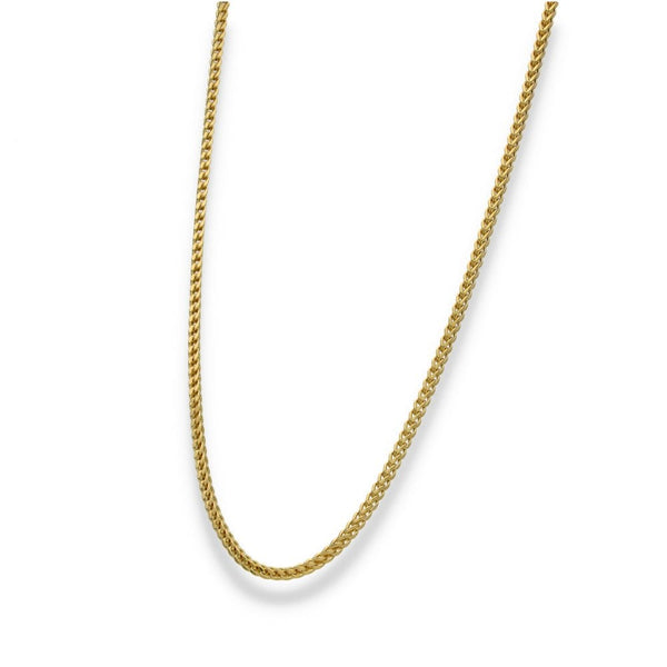 9ct Yellow Gold Foxtail Chain - 18" - 3.7g