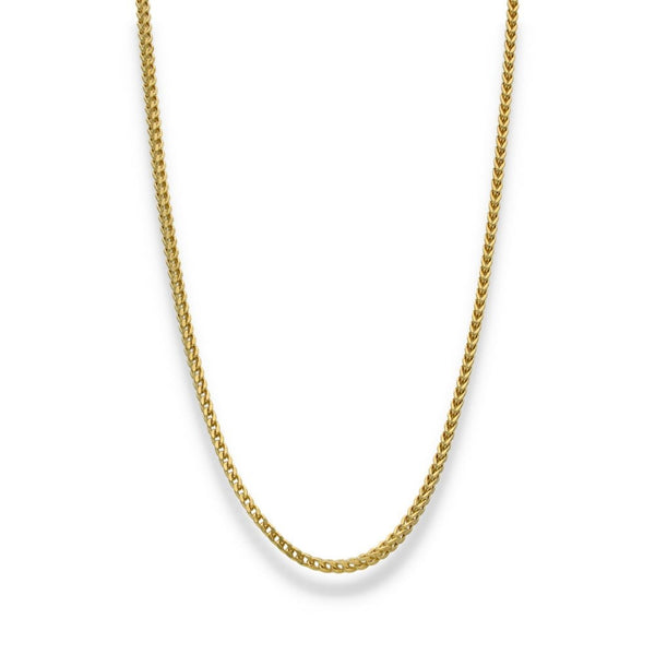 9ct Yellow Gold Foxtail Chain - 20" - 4.3g