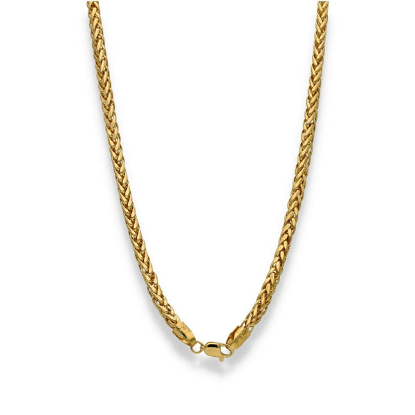 9ct Yellow Gold Hollow Spiga Chain - 20" - 9.4g