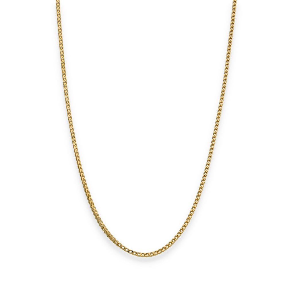 9ct Yellow Gold Foxtail Chain - 18" - 2.0g