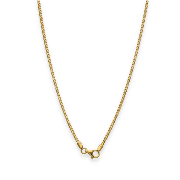 9ct Yellow Gold Foxtail Chain - 18" - 2.0g