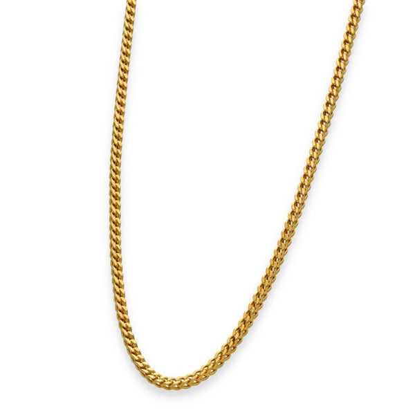 9ct Yellow Gold Foxtail Chain - 18" - 7.2g