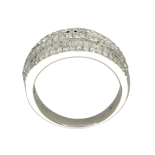 18ct White Gold Diamond Cocktail Ring - Size N - 1.39ct