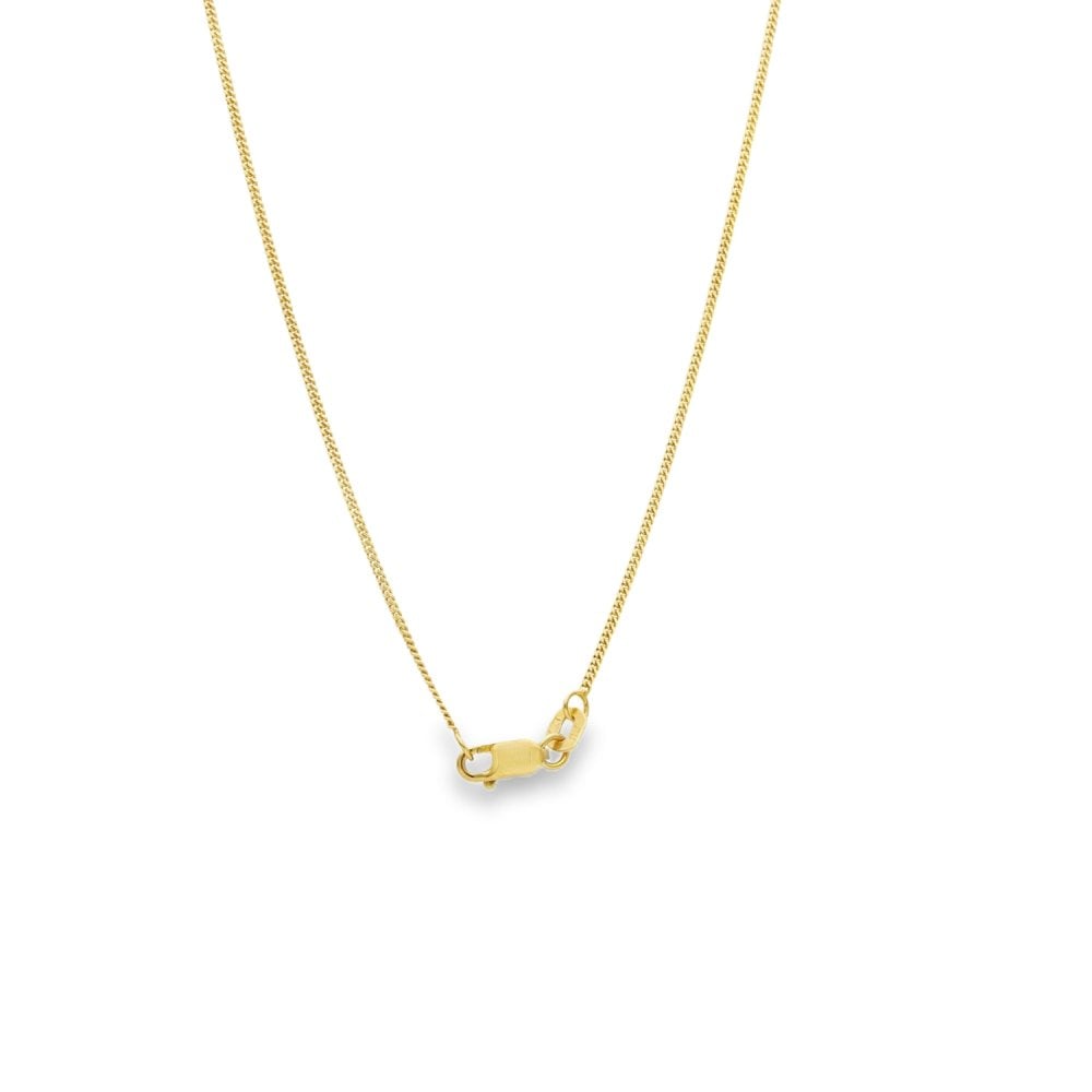 9ct Yellow & White Gold Diamond Cross Pendant & Chain - 0.50ct