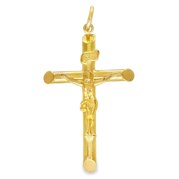 9ct Yellow Gold Crucifix Pendant - 20x30mm - 2.2g