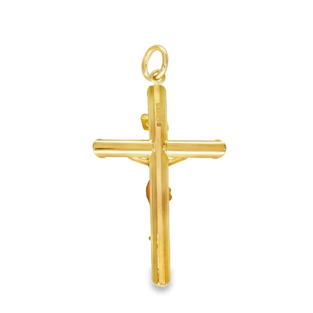 9ct Yellow Gold Crucifix Pendant - 20x30mm - 2.2g