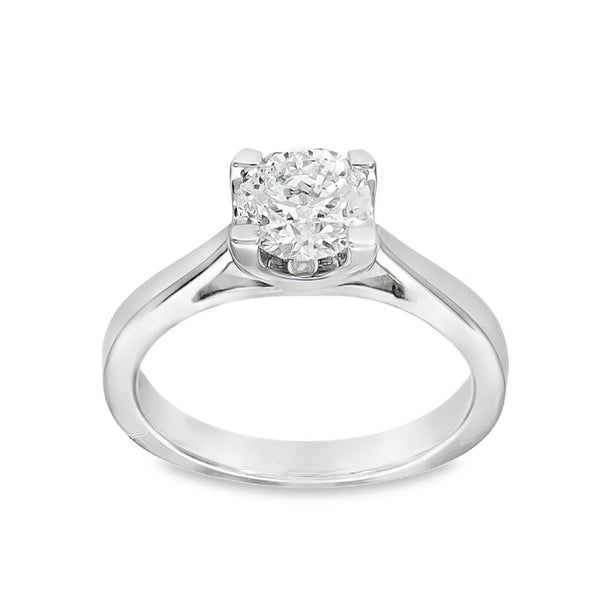 950 Platinum Diamond Engagement Ring - Size L - 1.01ct