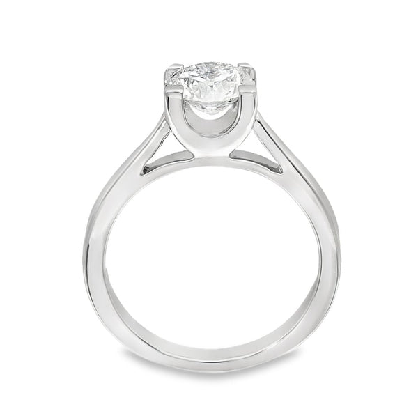 950 Platinum Diamond Engagement Ring - Size L - 1.01ct