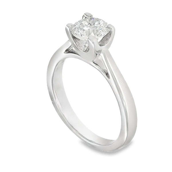 950 Platinum Diamond Engagement Ring - Size L - 1.01ct