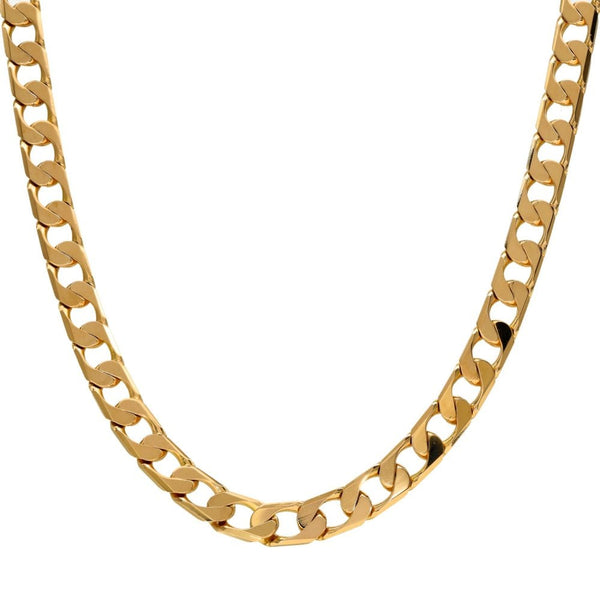 9ct Yellow Gold Curb Chain - 20" - 32.3g
