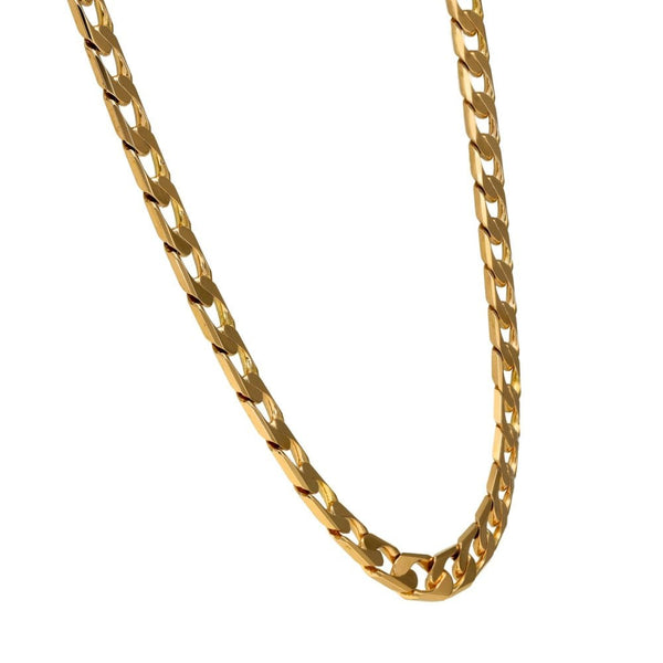 9ct Yellow Gold Curb Chain - 20" - 32.3g