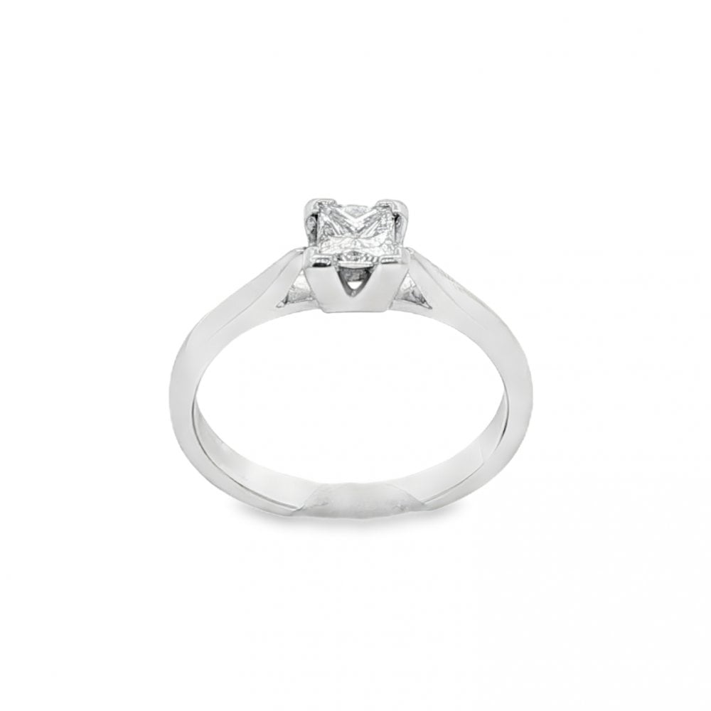 950 Platinum Diamond Engagement Ring - Size J½ - 0.31ct