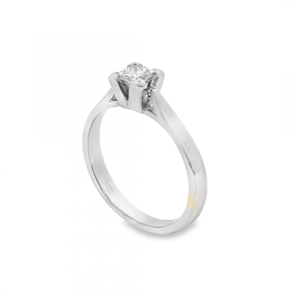 950 Platinum Diamond Engagement Ring - Size J½ - 0.31ct