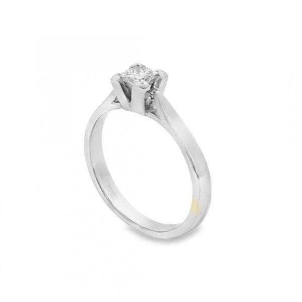 950 Platinum Diamond Engagement Ring - Size J½ - 0.31ct