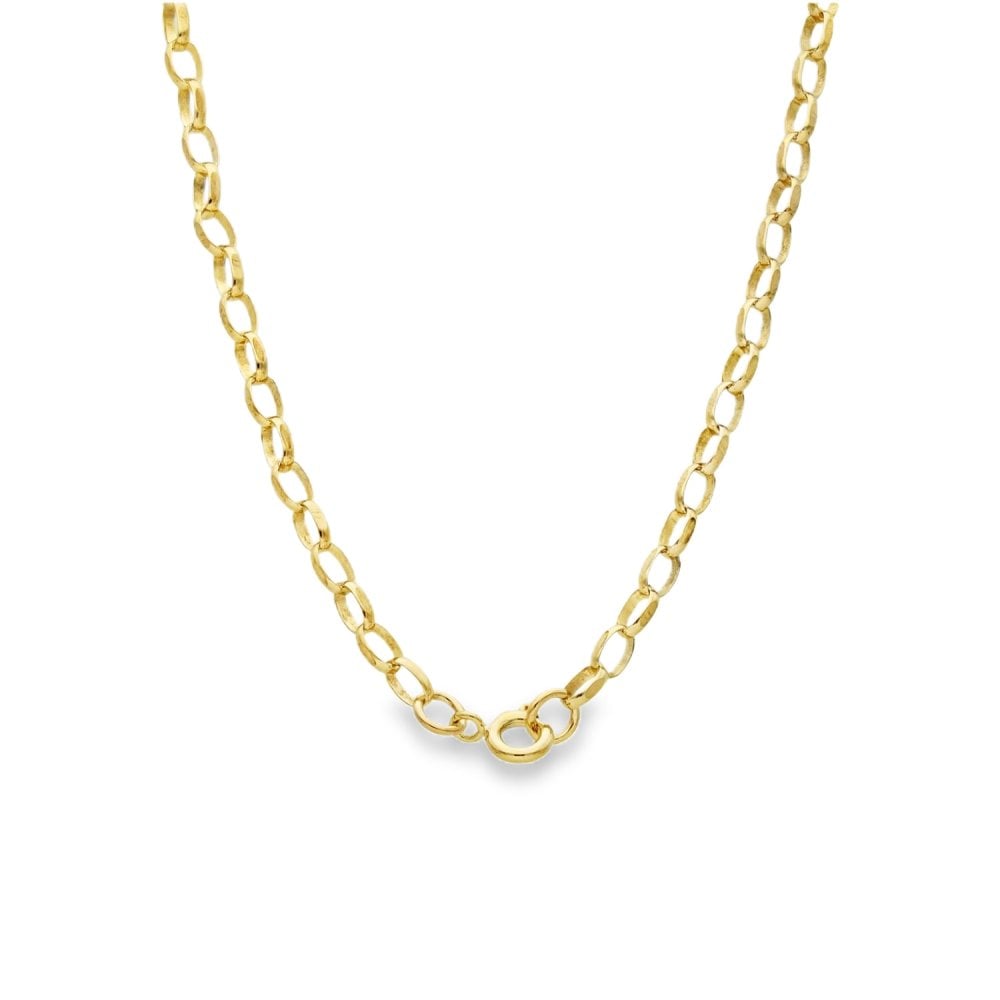 9ct Yellow Gold Oval Feather Locket - 33x43x8mm - 19.6g