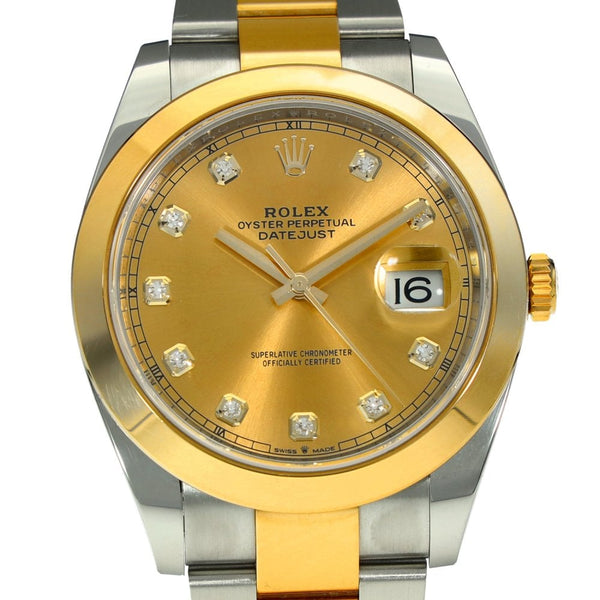 Datejust 41 126303 – Champagne Diamond Dial – 2019