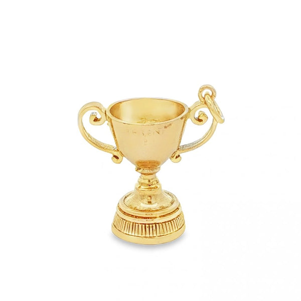 9ct Yellow Gold Trophy Charm - 20x21x11mm - 3.9g
