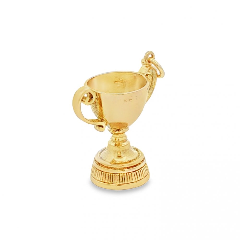 9ct Yellow Gold Trophy Charm - 20x21x11mm - 3.9g