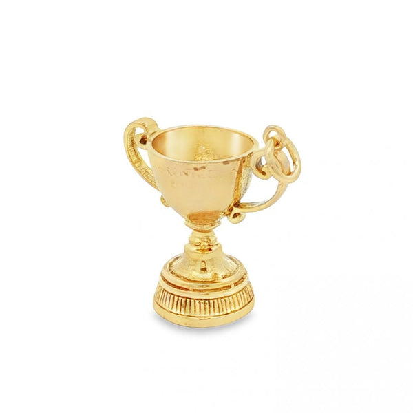 9ct Yellow Gold Trophy Charm - 20x21x11mm - 3.9g