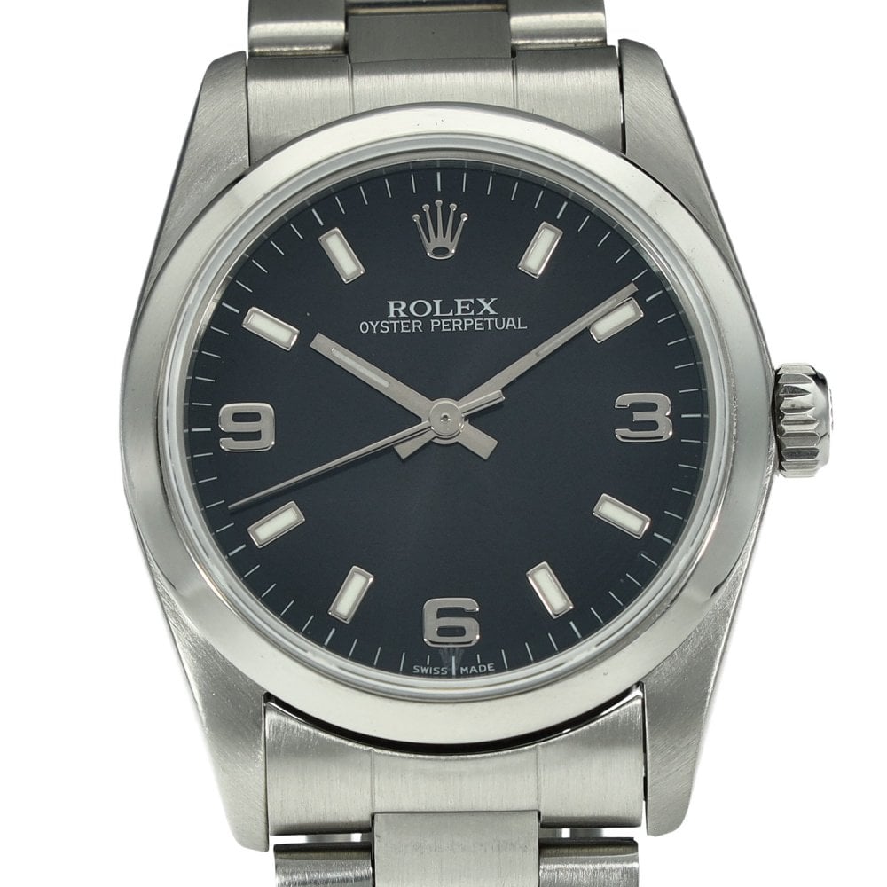 Oyster Perpetual 77080 - Black Dial - 2004