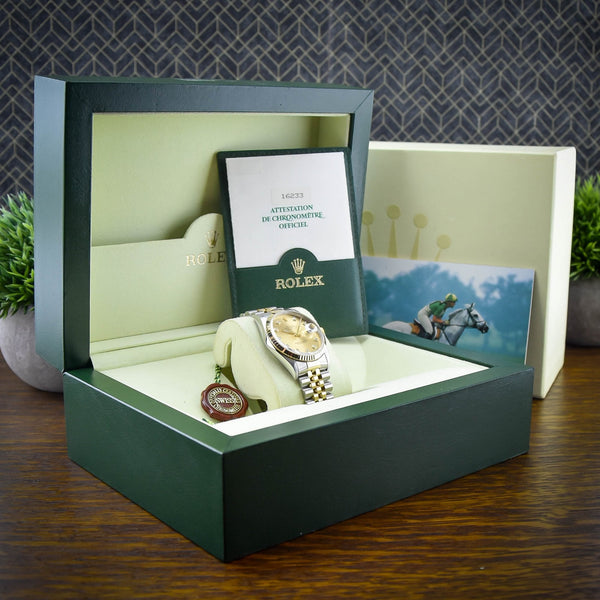 Datejust 16233 – Champagne Diamond Dial – 1995
