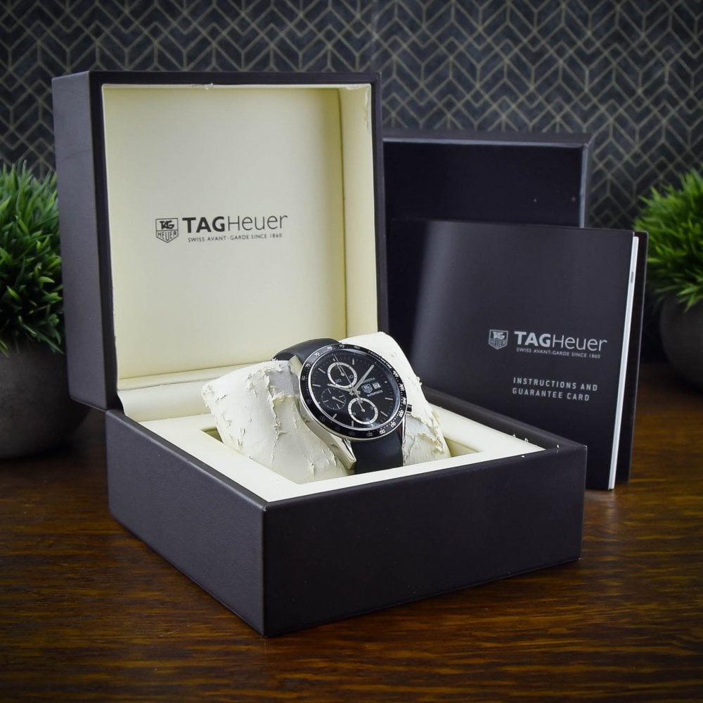 Carrera CV2010-4 – Black Dial Chronograph – Box & Manual