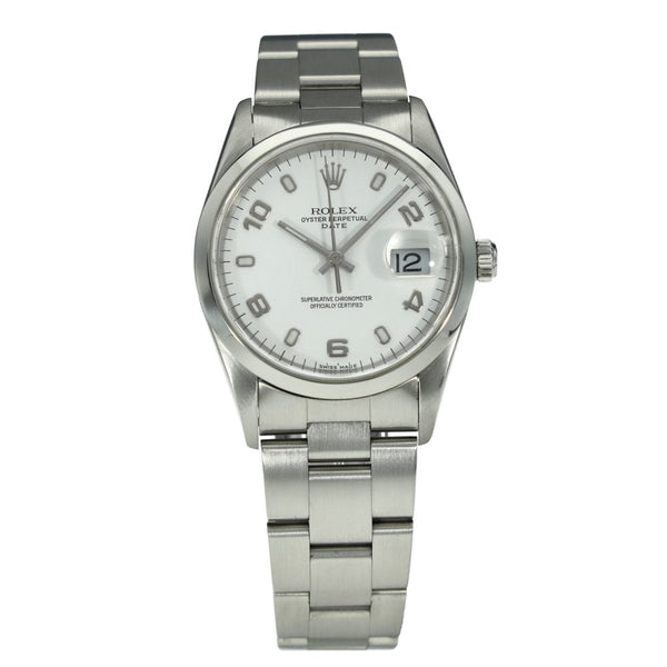 Date 15200 - White Dial - Luminous Markers - 2000