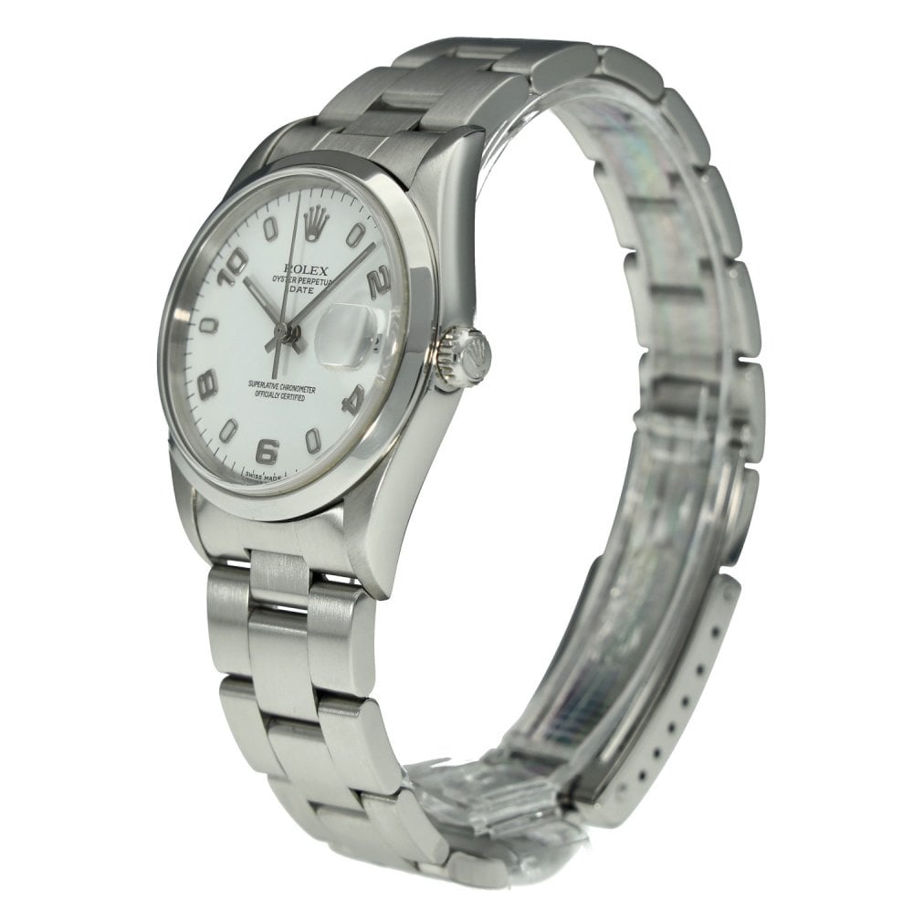 Date 15200 - White Dial - Luminous Markers - 2000