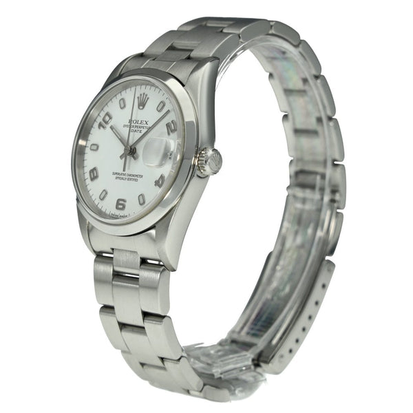 Date 15200 - White Dial - Luminous Markers - 2000