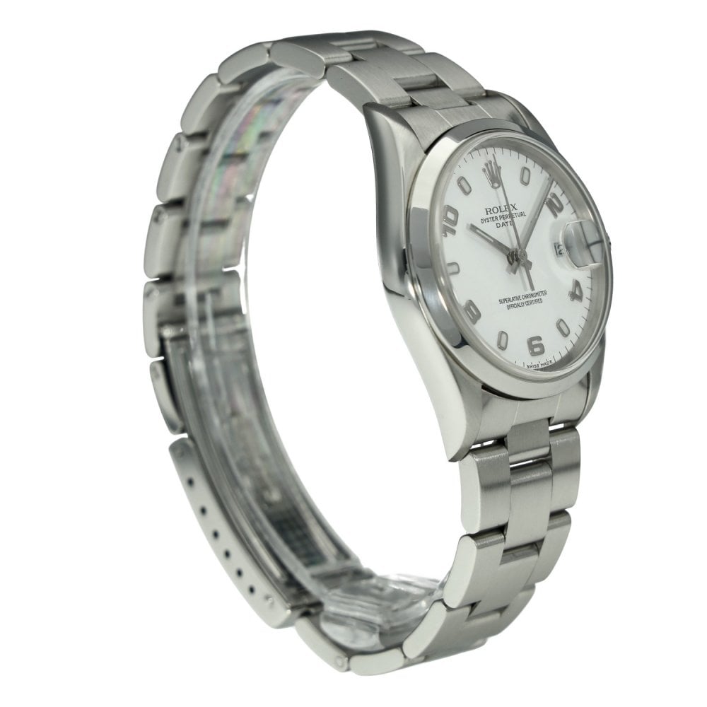 Date 15200 - White Dial - Luminous Markers - 2000