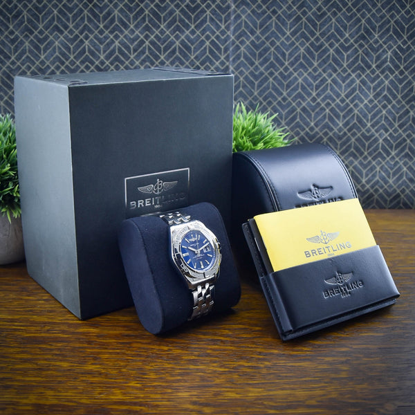 Galactic 41 A49350 - Blue Dial - Steel Bracelet - 2014
