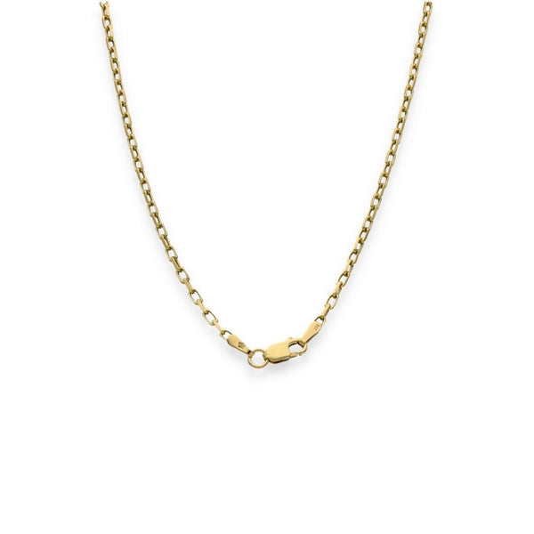 1913 Yellow Gold Half Sovereign Coin Pendant & Chain - 19"