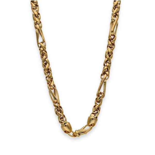 9ct Yellow Gold Hollow Spiga Link Chain - 27" - 32.3g