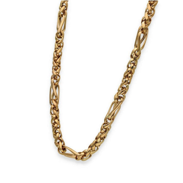 9ct Yellow Gold Hollow Spiga Link Chain - 27" - 32.3g