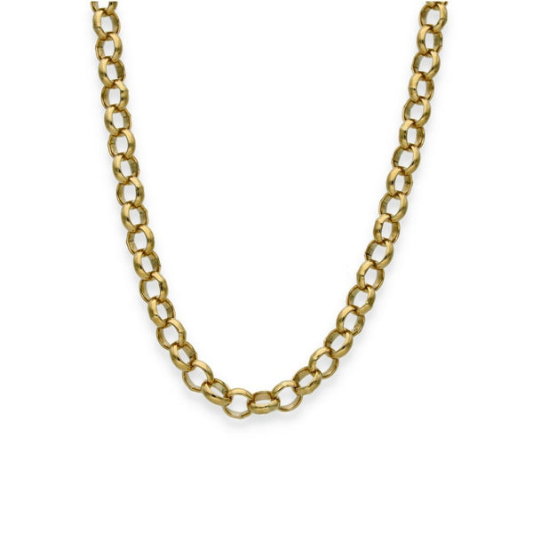 9ct Yellow Gold Round Belcher Chain - 31" - 42.8g