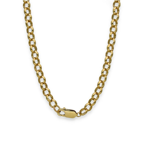 9ct Yellow Gold Round Belcher Chain - 31" - 42.8g