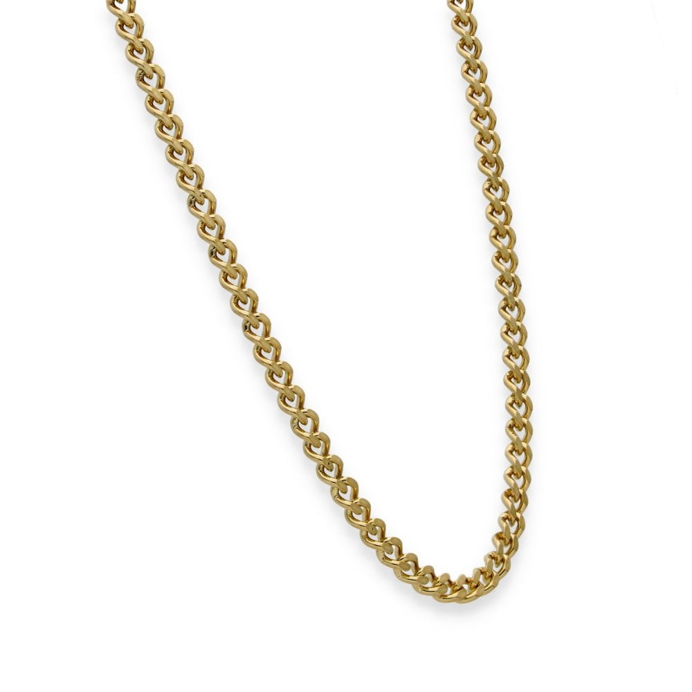 9ct Yellow Gold Curb Chain - 19" - 15.0g