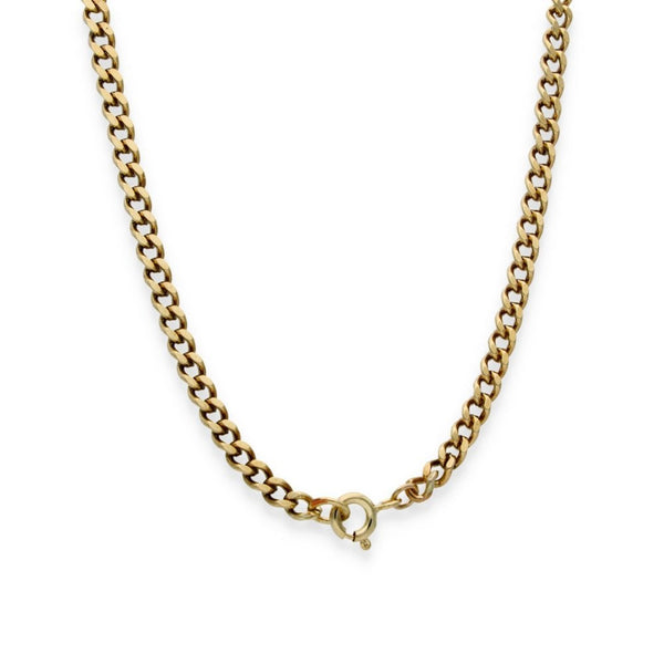 9ct Yellow Gold Curb Chain - 19" - 15.0g