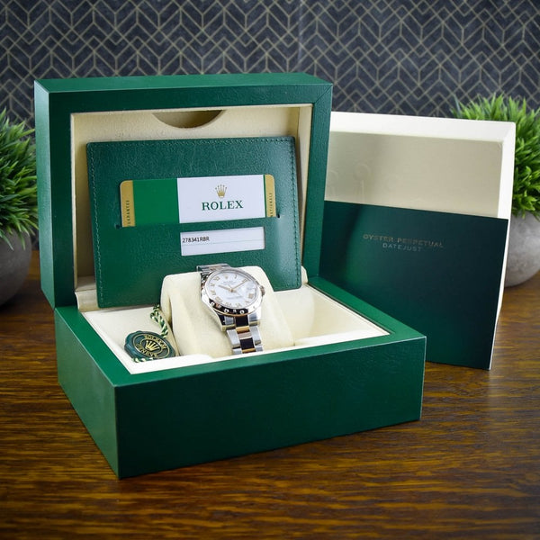 Datejust 31 278341RBR – White Dial & Diamond Bezel – 2019