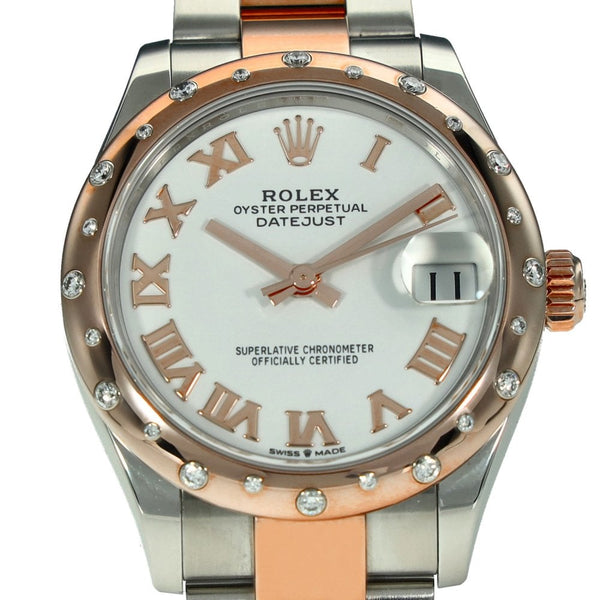 Datejust 31 278341RBR – White Dial & Diamond Bezel – 2019