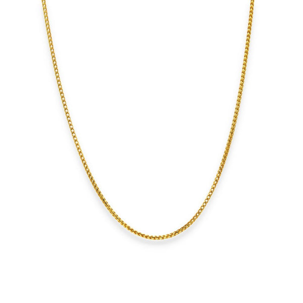 18ct Yellow Gold Franco Chain - 16" - 3.7g