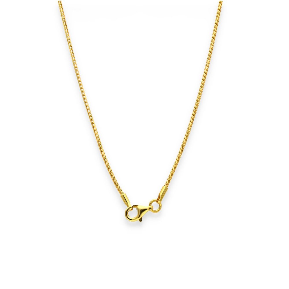 18ct Yellow Gold Franco Chain - 16" - 3.7g