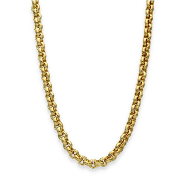 9ct Yellow Gold Heavy Belcher Chain - 22" - 51.5g