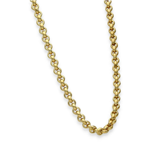9ct Yellow Gold Heavy Belcher Chain - 22" - 51.5g