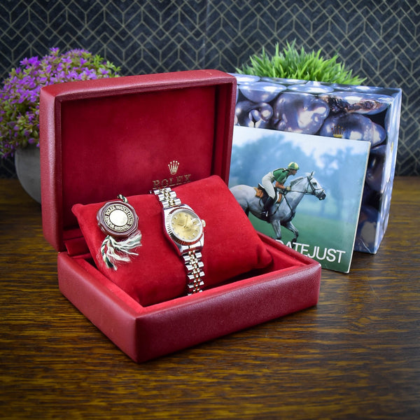 Lady-Datejust 69173 - Champagne Diamond Dial - 1998