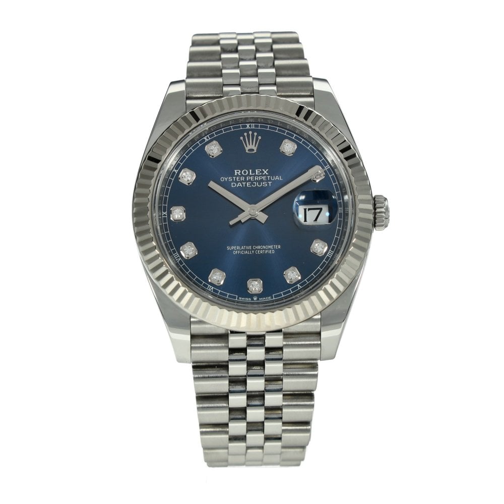 Datejust 41 126334 – Blue Diamond Dial – 2023