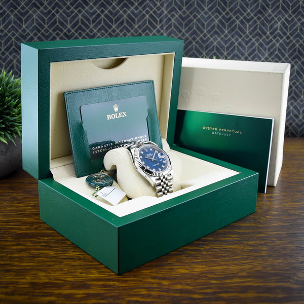 Datejust 41 126334 – Blue Diamond Dial – 2023