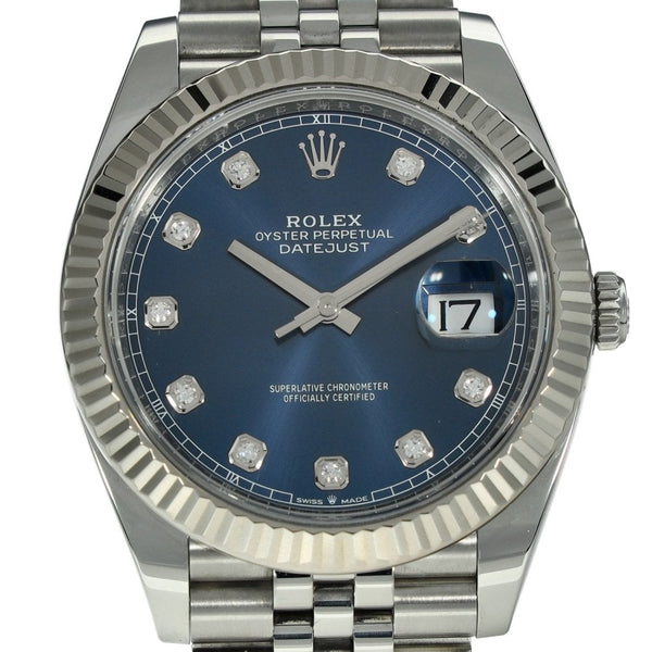 Datejust 41 126334 – Blue Diamond Dial – 2023